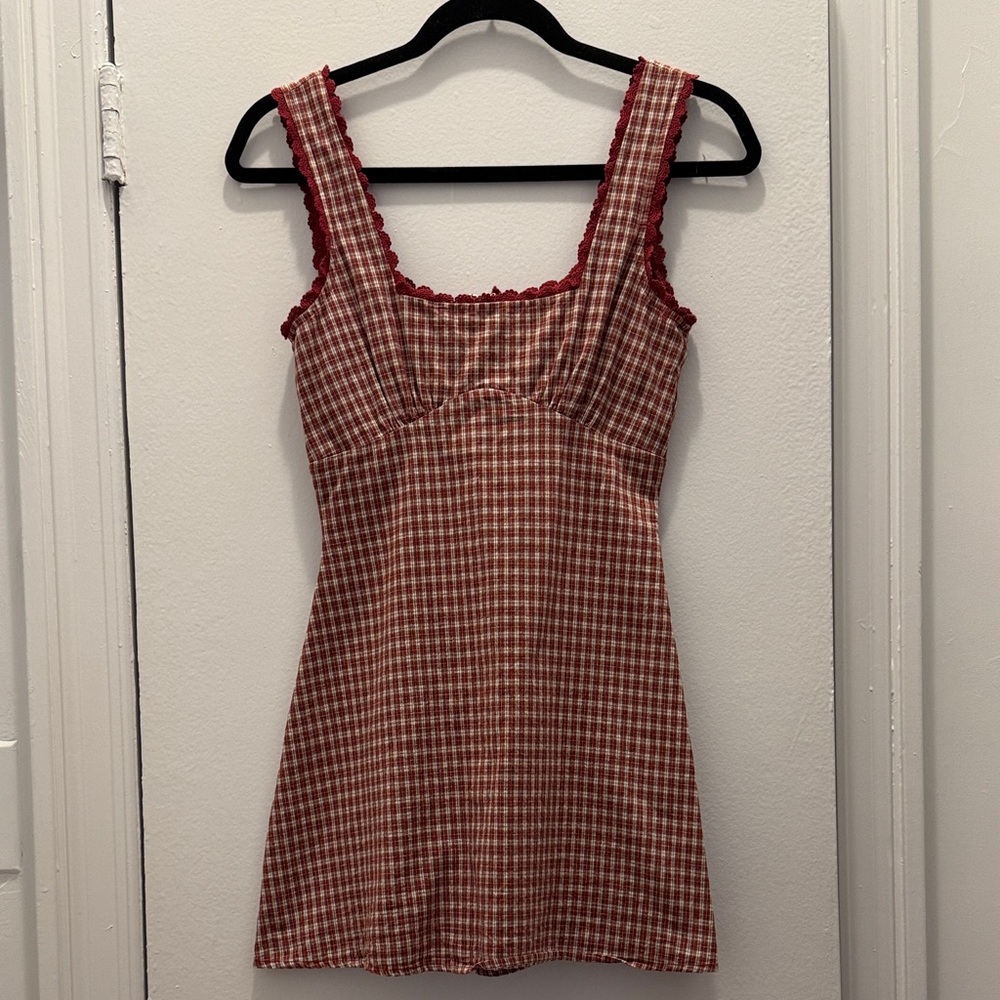 Princess Polly plaid dasha mini dress